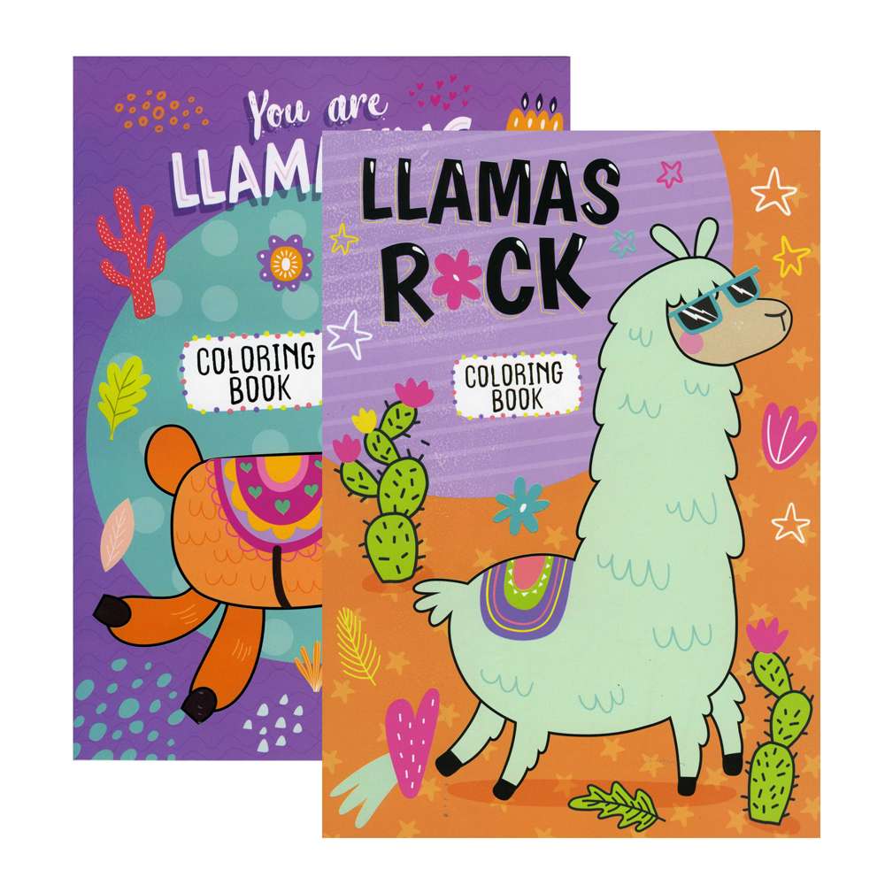 LLAMAS Coloring Book