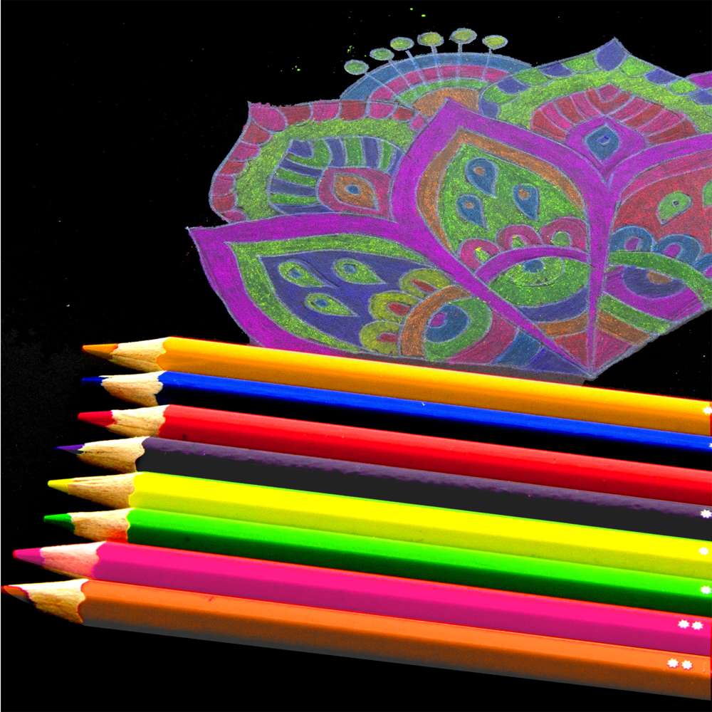 How To Draw Neon With Pencil