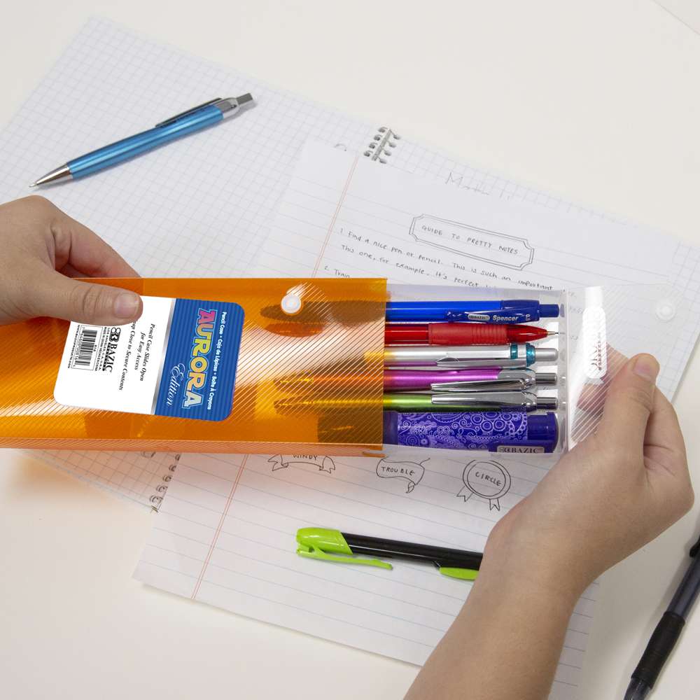 Clear Storage Office Desk Pencil Box – TFD Supplies