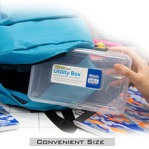 Pencil Case Multipurpose Utility Box - Clear