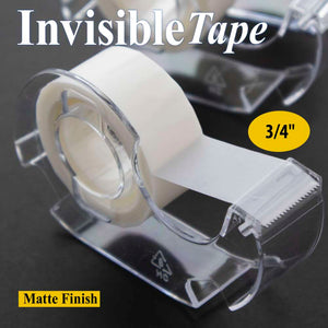 Invisible Tape 3/4" X 500" (3/Pack)