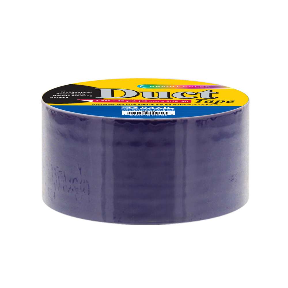 Custom Single Side Self-adhesive Duct Tape 10mm - 1050mm Red Yellow Blue  Green Black Brown Silver Grey White Purple Pink Orange