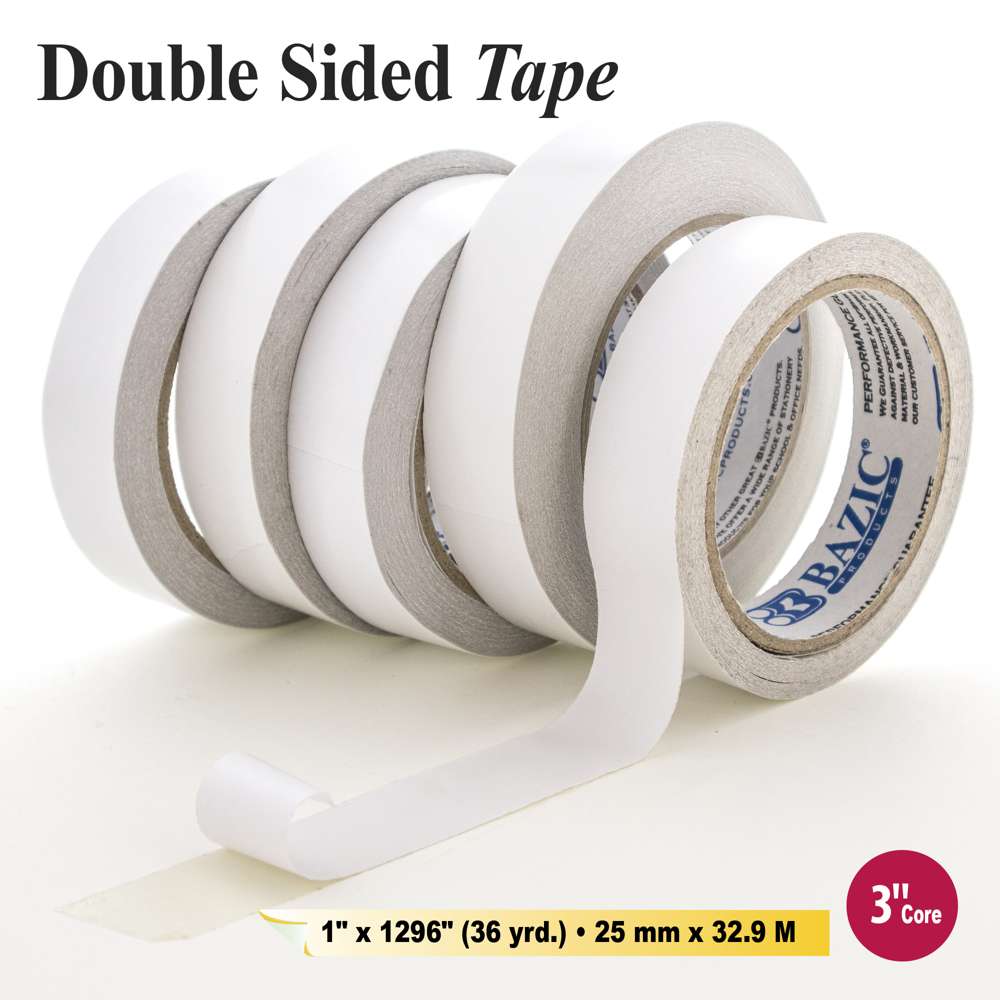 Bazic 1 X 36 Yard (1296) Double Sided Tape