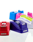 Mini 1" Core Desktop Tape Dispenser w/ (3) 3/4" x 500" Tape Refill (6 units)