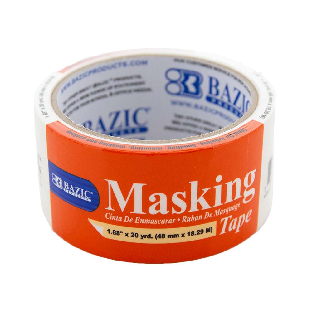 Tape Wide 1.5 Inches, Masking Blue Painters Tape Bulk Pack, 6