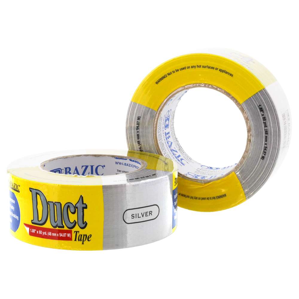 1.88" X 60 Yards Silver Duct Tape