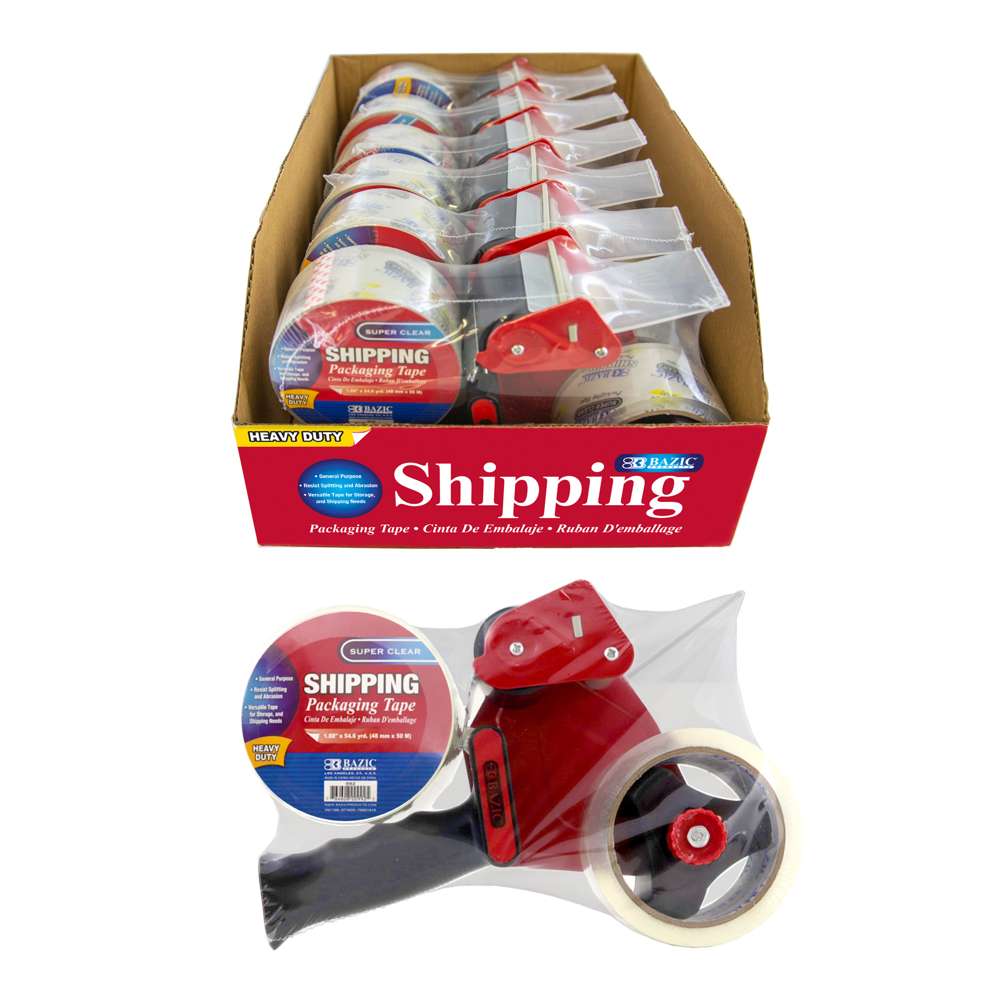 3M Scotch Super Strength Packaging Tape with Dispenser
