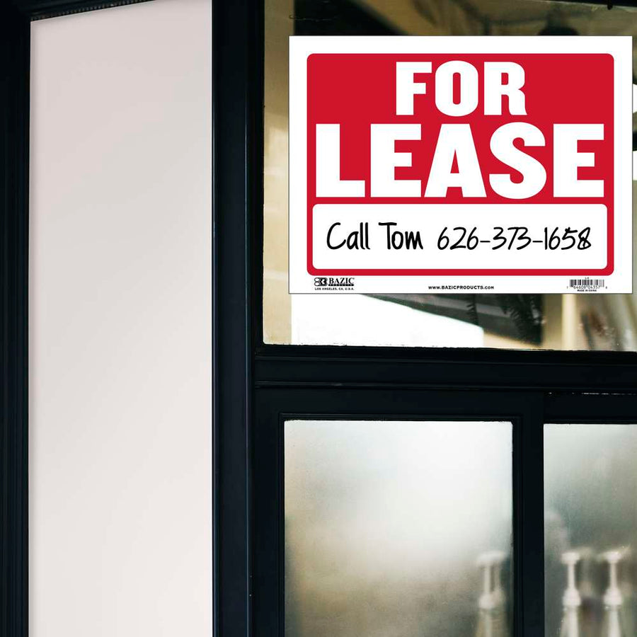 12" X 16" For Lease Sign