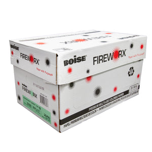 Boise Fireworx Premium Multi-Use Colored Paper, 8.5 x 11 Letter, Popper-mint Green, 20 lb., 10 Ream Carton (5,000 Sheets)